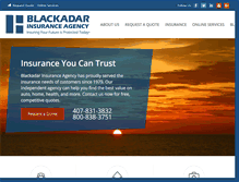 Tablet Screenshot of blackadar.com
